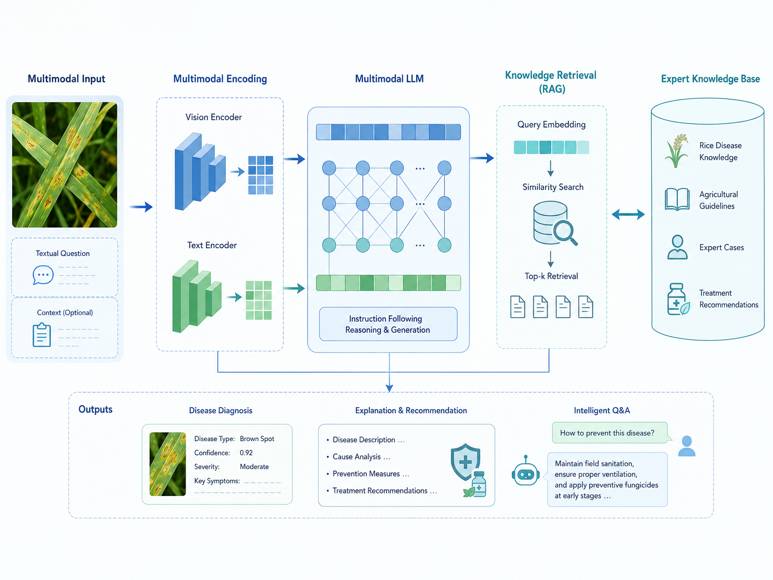 Multimodal AI for Rice Disease Diagnosis & Intelligent Consultation